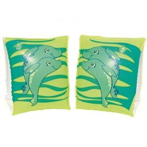 H2O GO Inflatable Swim Armbands Pool Kids Floaties Dolphins Age 3-6